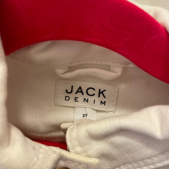 Janie & Jack denim white coat 2T - Picture 3 of 3